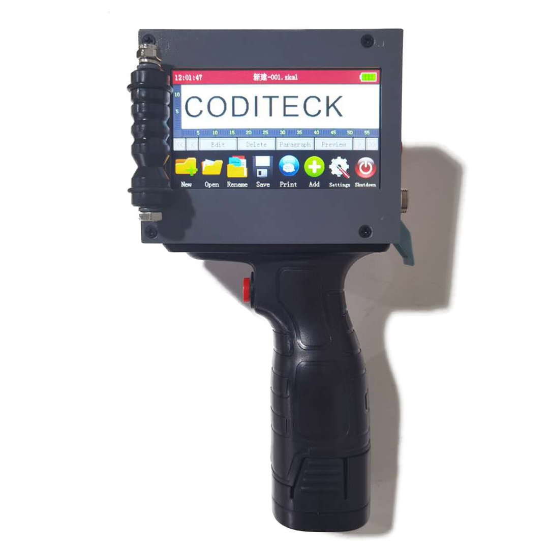 Coditeck TIJ factory price 25.4mm handheld inkjet printer
