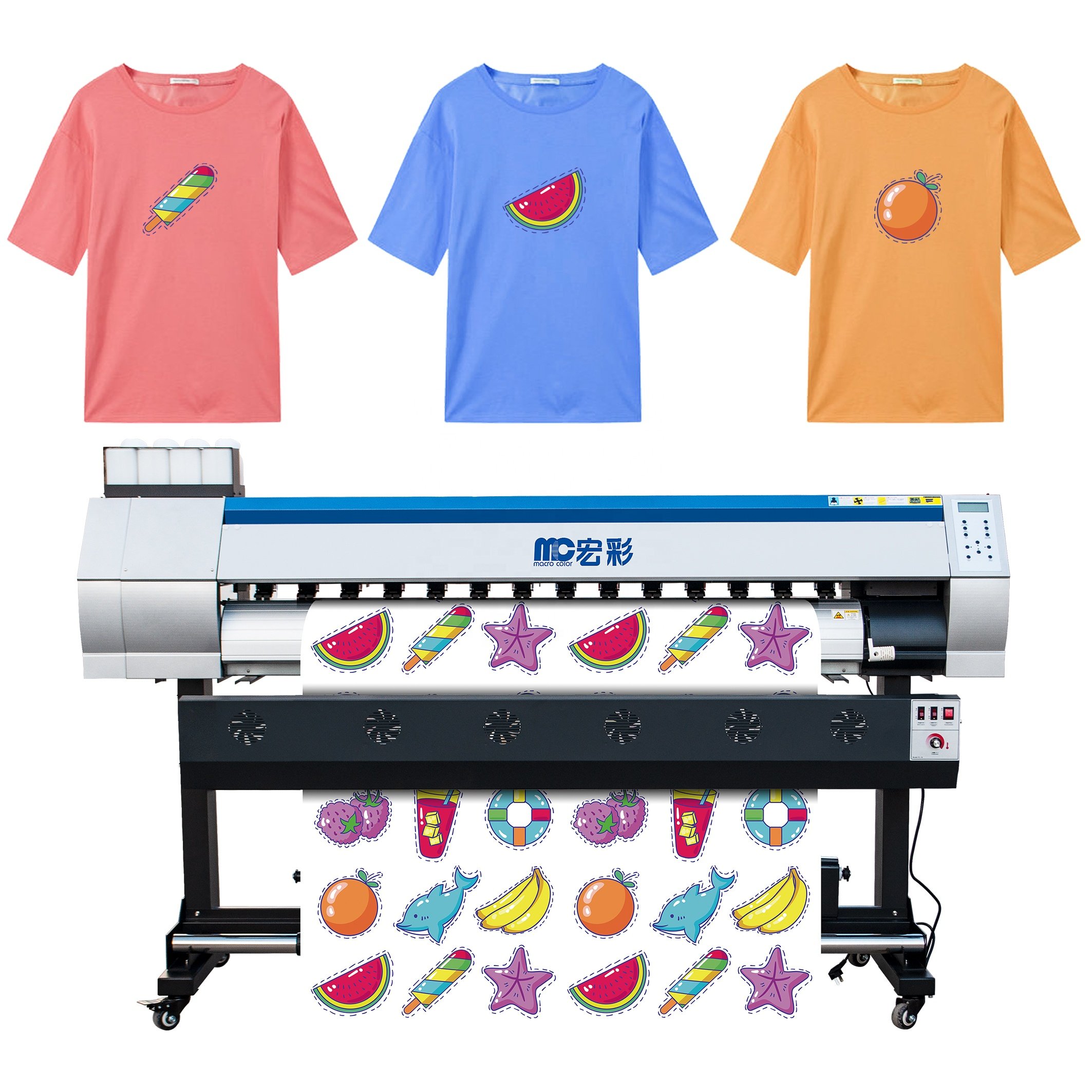 MC 1.6m 1.8m 2.5m 3.2m dx5 dx7 xp600 print head plotter Large format canvas vinyl banner poster inkjet eco solvent ink printer