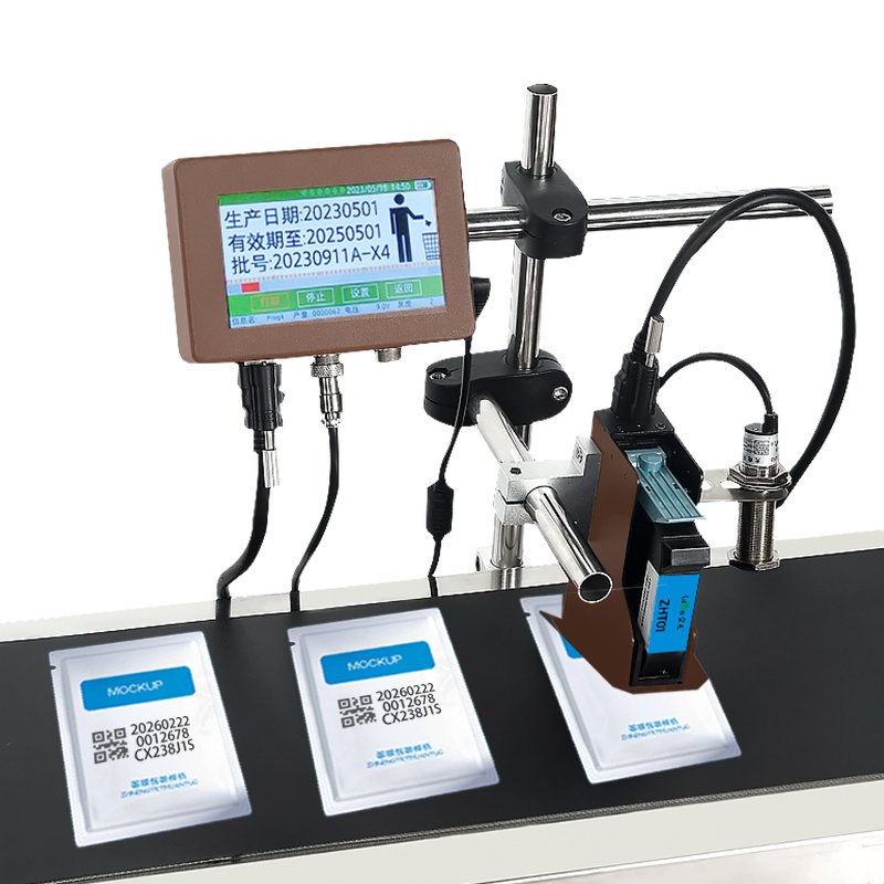 T6 online inkjet coding machine assembly line fully automatic production date trademark price marking machine multiple languages