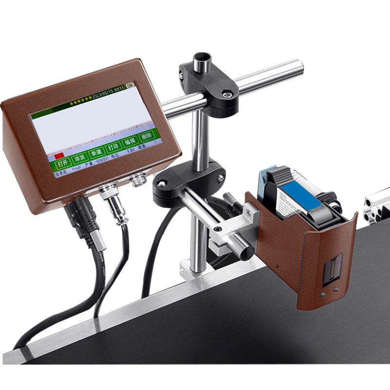 T6 online inkjet coding machine assembly line fully automatic production date trademark price marking machine multiple languages
