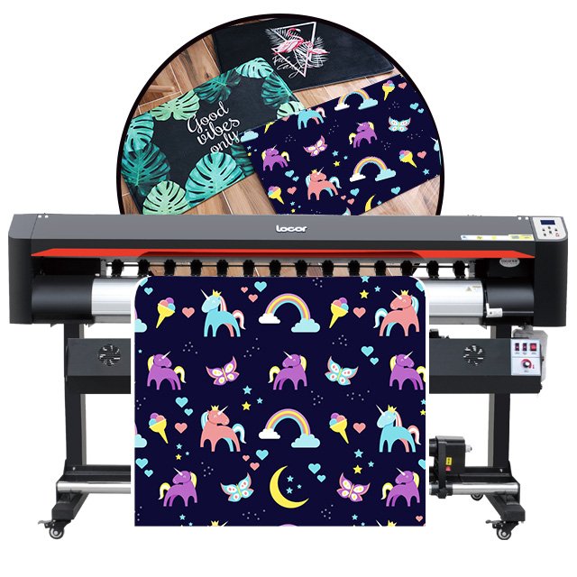 5feet CMYK LC LM printing machine color vinyl printer plotter Double DX5/xp600/i3200E1/dx7 inkjet printer