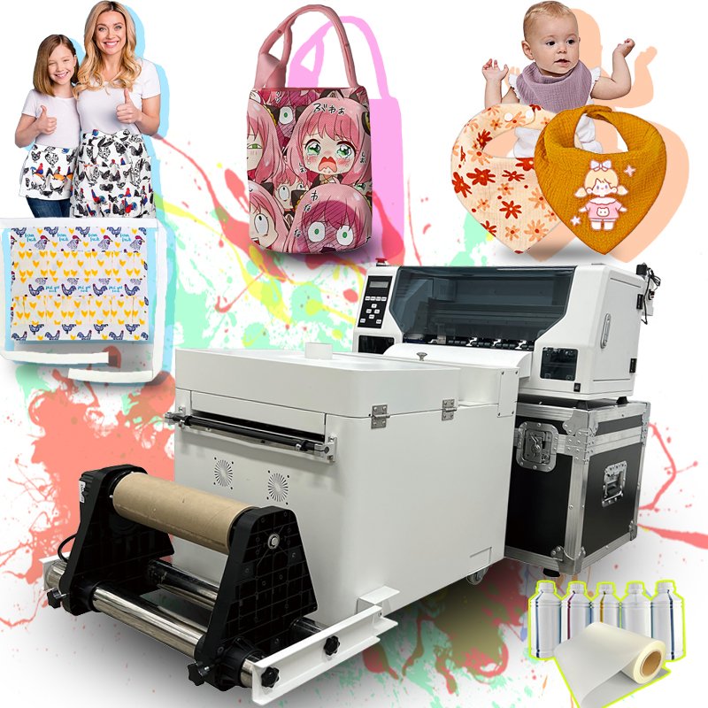 2024 hottest 30cm DTF printer cheapest i3200 print head 60cm DTF printer T-shirt outdoor tent hoodie DTF printer