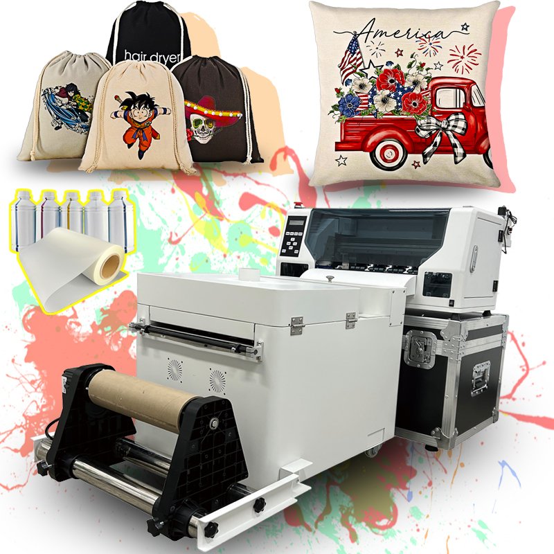 2024 hottest 30cm DTF printer cheapest i3200 print head 60cm DTF printer T-shirt outdoor tent hoodie DTF printer