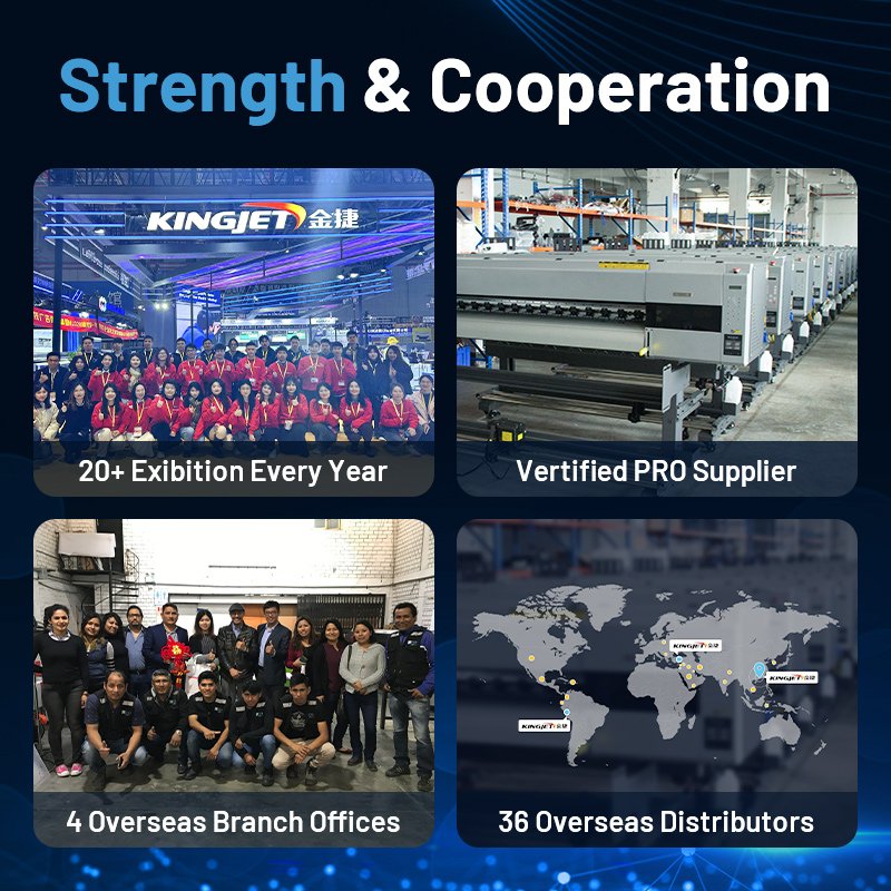 Kingjet 1.6m 1.8m 3.2m flex banner vinyl eco solvent printer canvas printer large format printer banner printing machine