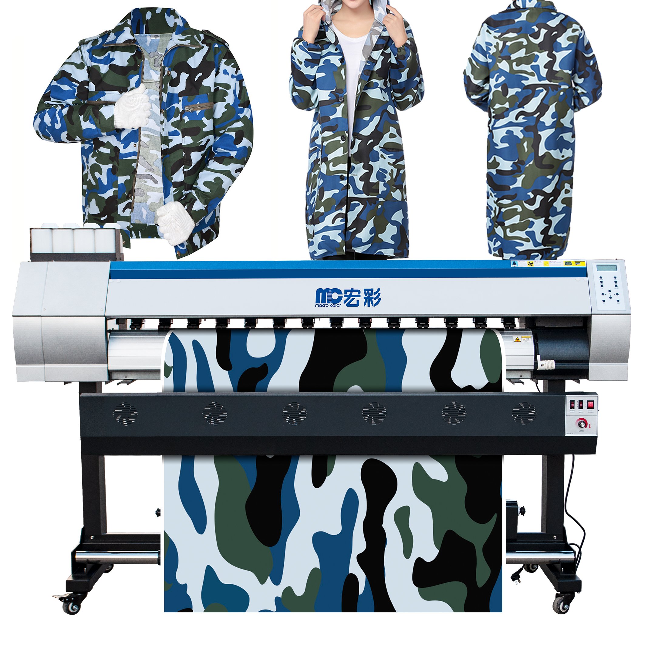 New Design 1.8m Sublimation Textile Digital Printer T-shirt Soccer Jerseys Custom-Made Print Machine
