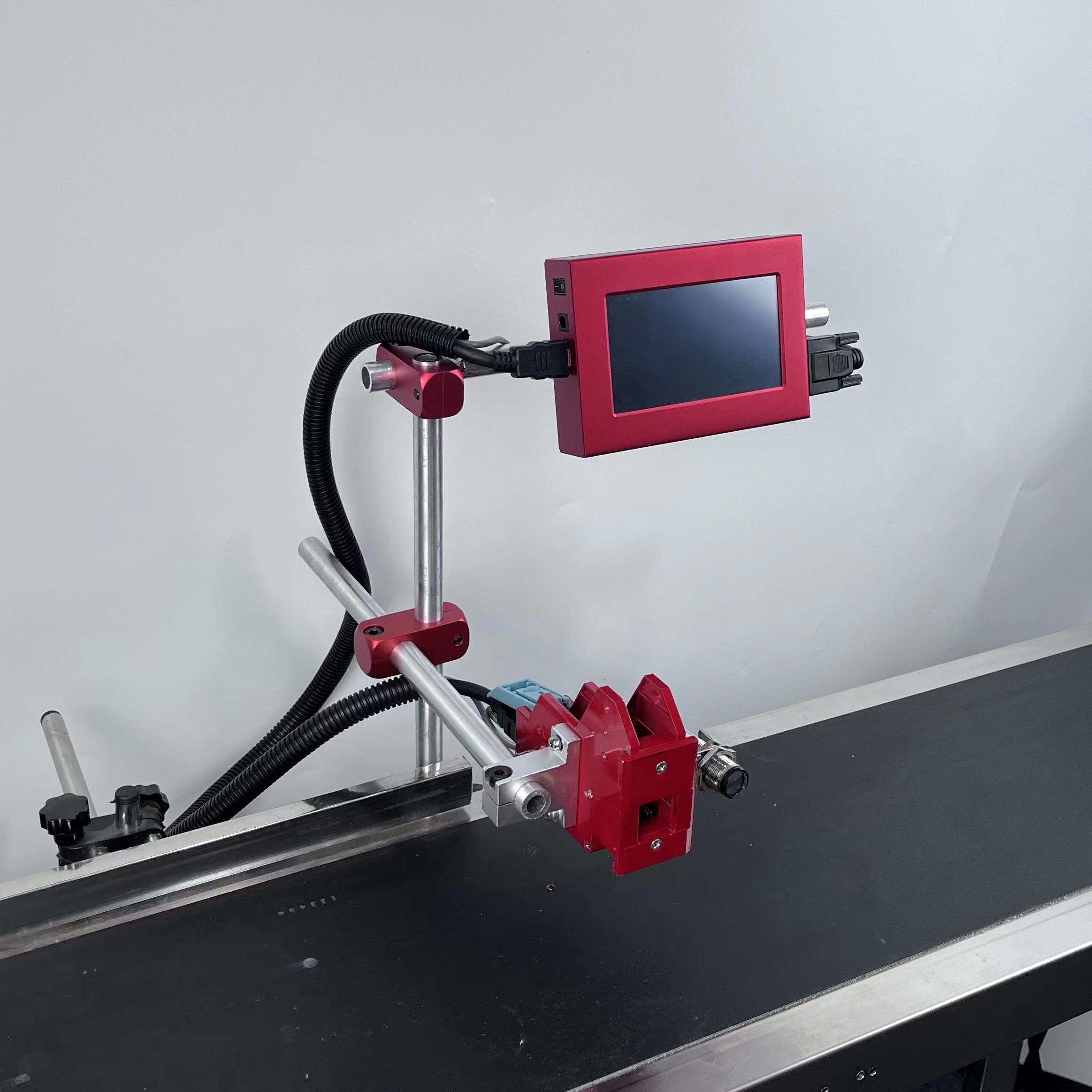 High Resolution Online TIJ Inkjet Printer For Printing Logo Expiry Date Printer Machine On Plastic Wooden metal