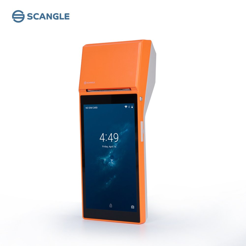 Scangle Cheap SP01 Portable Thermal POS Printers With Android 8.1 OS For Loyverse POS / Eboleta