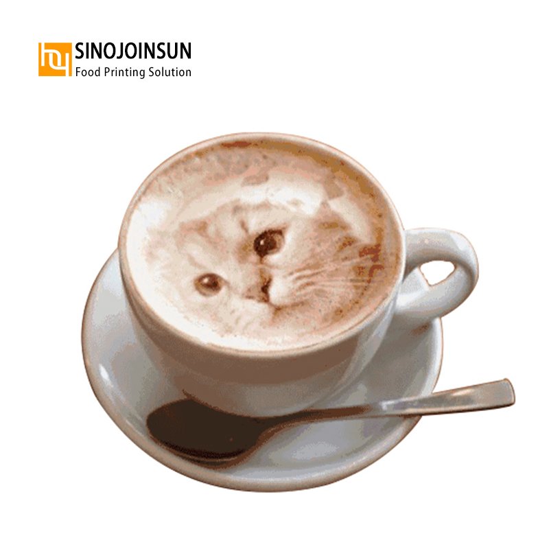 WIFI function coffee inkjet printer beer printing machine food printing machine drawing on coffee