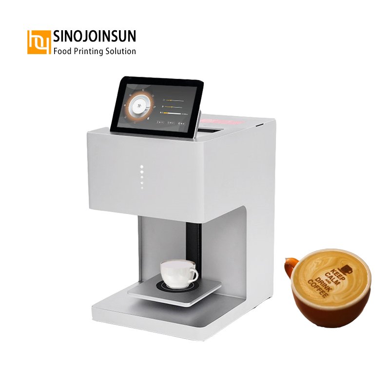 WIFI function coffee inkjet printer beer printing machine food printing machine drawing on coffee