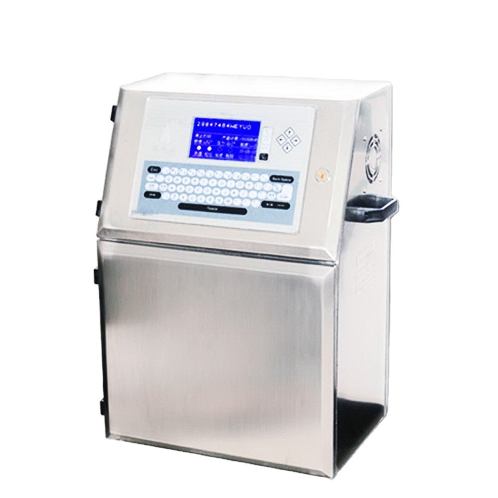Industrial White Ink Small Character Inkjet Printer For Bottle Wire Cable Egg Date Coding Logo Printing Cij Printer Machine
