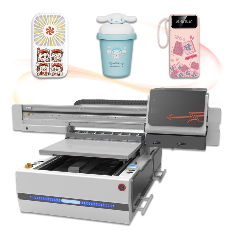 A1UV printer, automatic height measurement and visual positioning multifunctional printer, racket, golf ball, frisbee printing