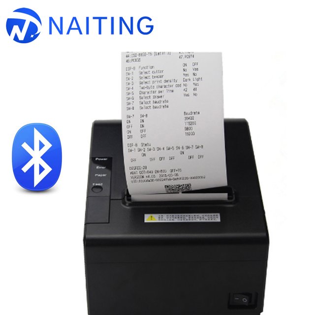 Auto cutter POS 80MM High Speed Print Bluetooth thermal receipt printer