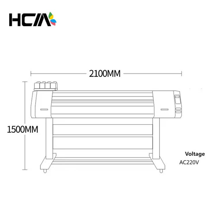 Large Format Heat Transfer Sublimation Inkjet Printer Digital Textile Printing Machine