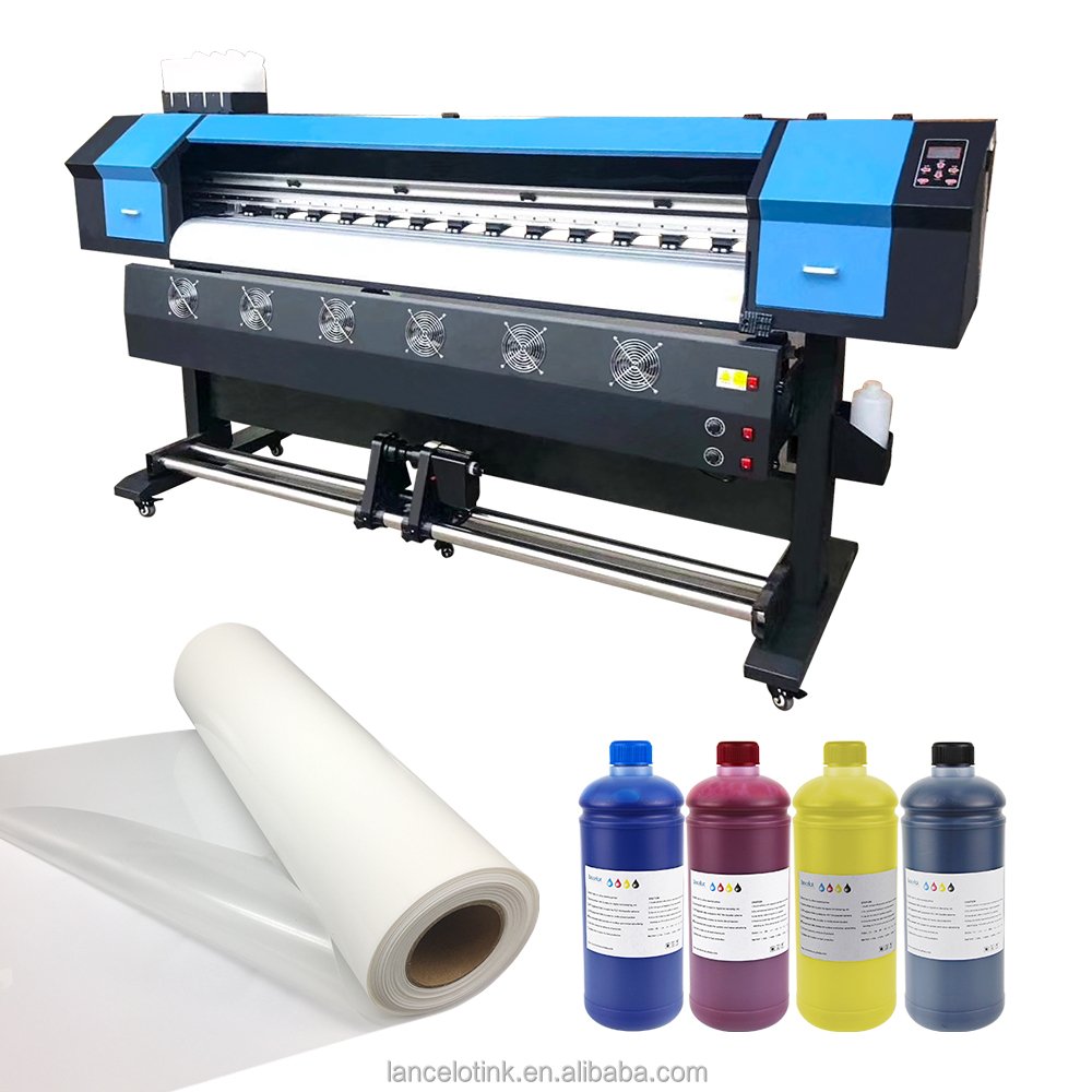 large format eco solvent printer with 1.8m format high quality eco solvent inkjet printer xp600 eco solvent printer