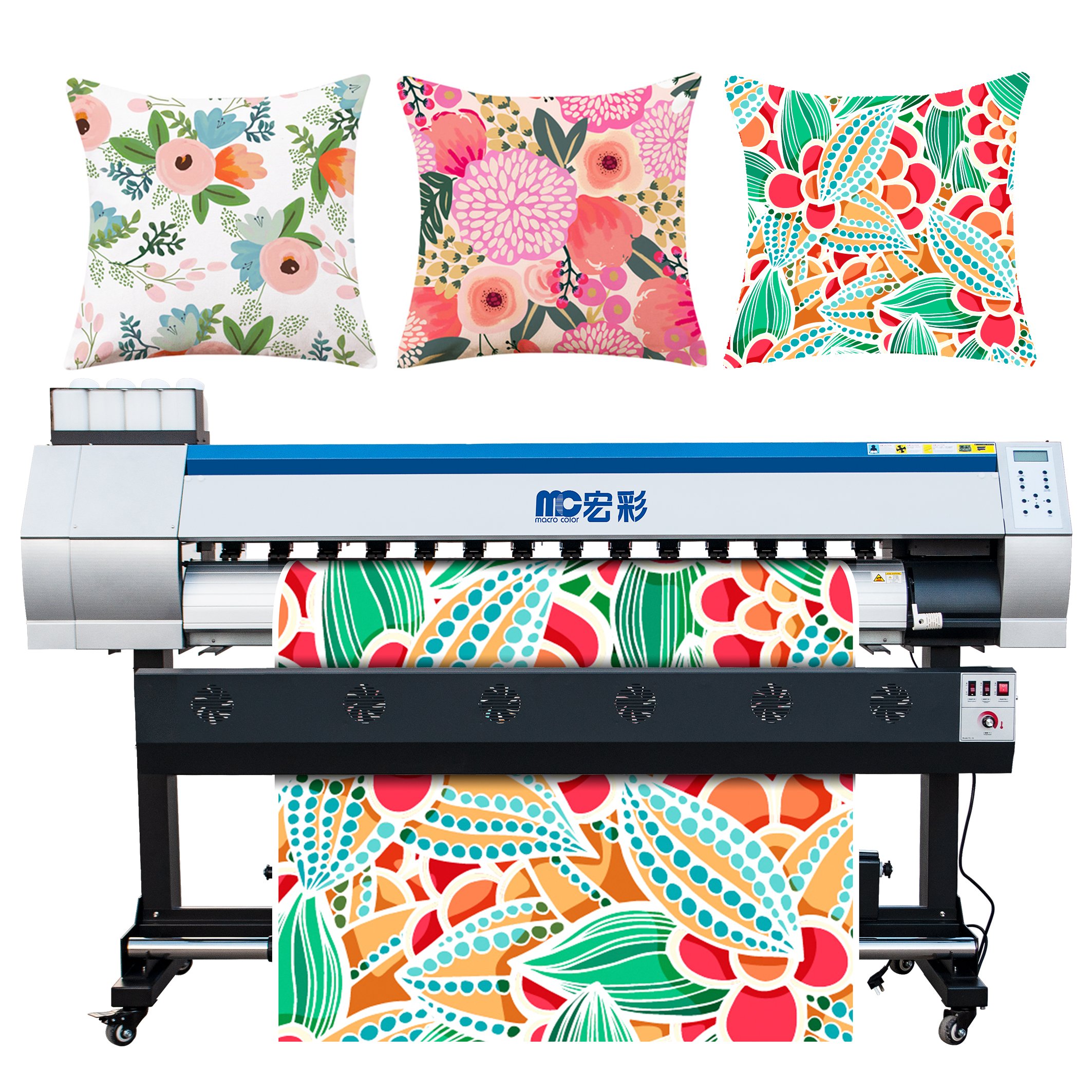 Hot Sale 1.6m/1.8m Large Format Inkjet Printer 1pcs/2pcs XP600 Dye Textile Sublimation Plotter Price