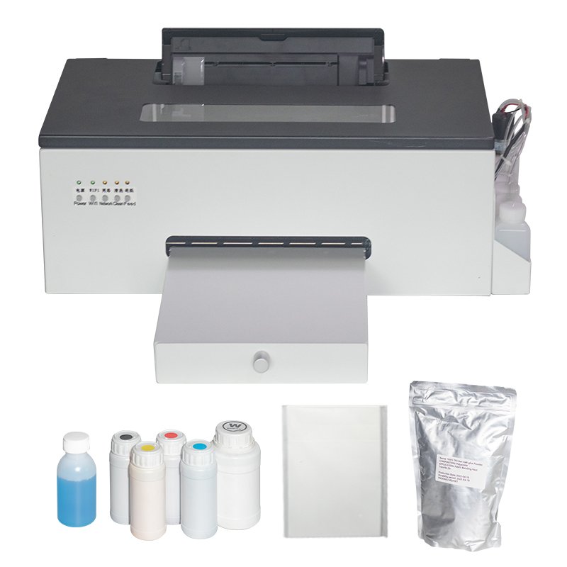 A4 Size DTF Inkjet Printer Start Kit the Most Price Competitive DTF Printer Set dtf Printer with materials