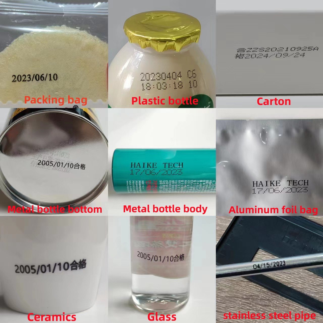 MINI inkjet printer Multilingual multi-function printing QR code Production date Barcode Handheld portable inkjet printer
