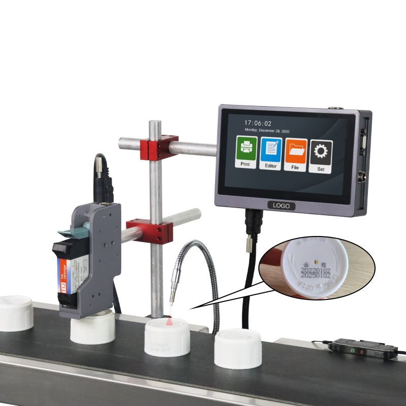 S10 high version of the assembly line inkjet printer to type food packaging production date batch number inkjet printer