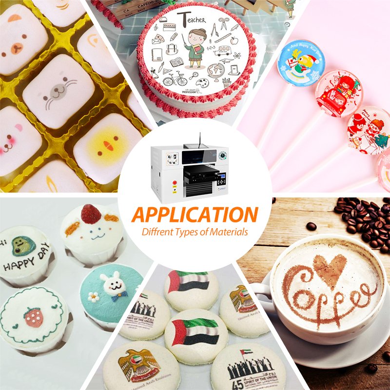 Hot Sale Food Printer Cake Cookie Printer Support Scan QR Code Upload Pictures DIY