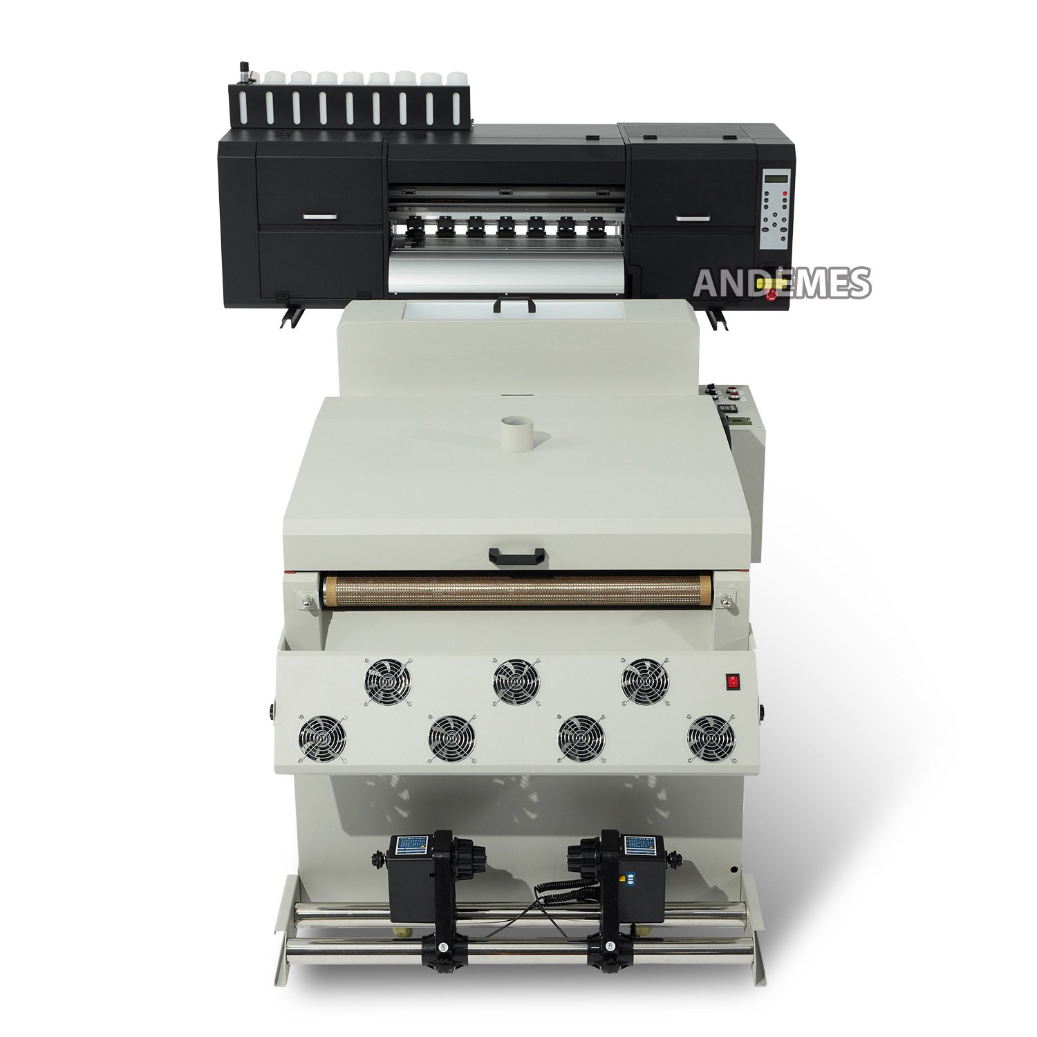 fluorescent dtf printer t-shirt printer digital printer 24 inch dtf printing machines i3200 heads CMYKW+FO+FG+FY+FM