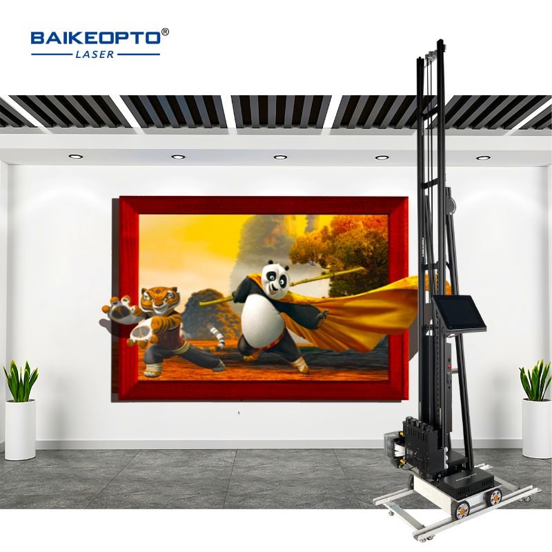 BK-UP1400P Dual DX10 print head high definition 2880dpi UV inkjet printer wall painting machine