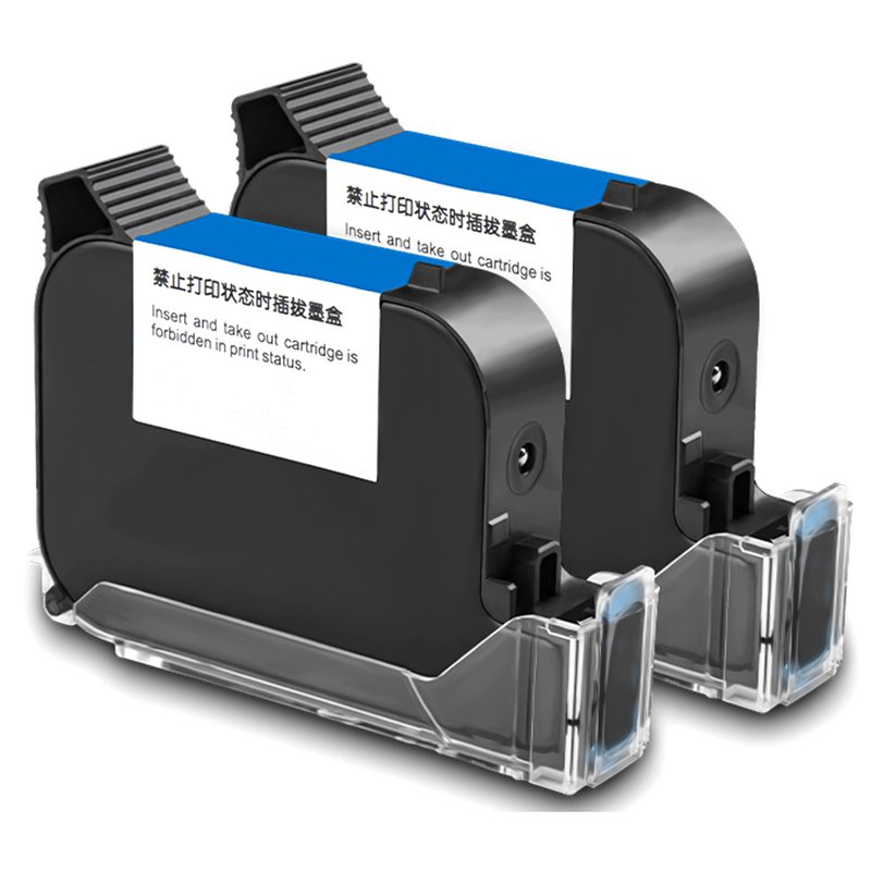 1 Inch 25.4MM Solvent Color Ink Cartridge For TIJ Printers Expiry Date Batch ID Handheld Inkjet Printers 2.5 Ink Jet Cartridge