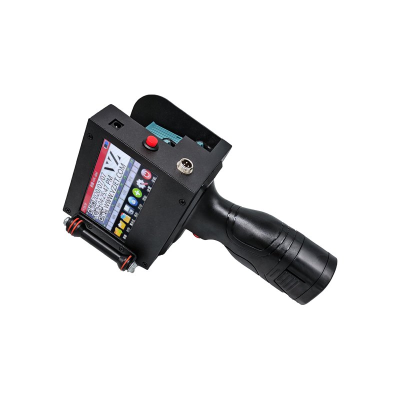Multifunction industrial 50mm height large character laser gun 600DPI hand held inkjet printer for wood plastic metal