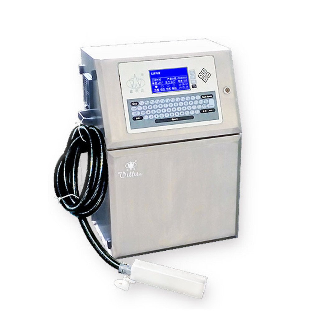 Willita Industriel Cij Cable Codificador Inkjet Inject Print Corrugated Digital Printer Expiry Date Marking Machine