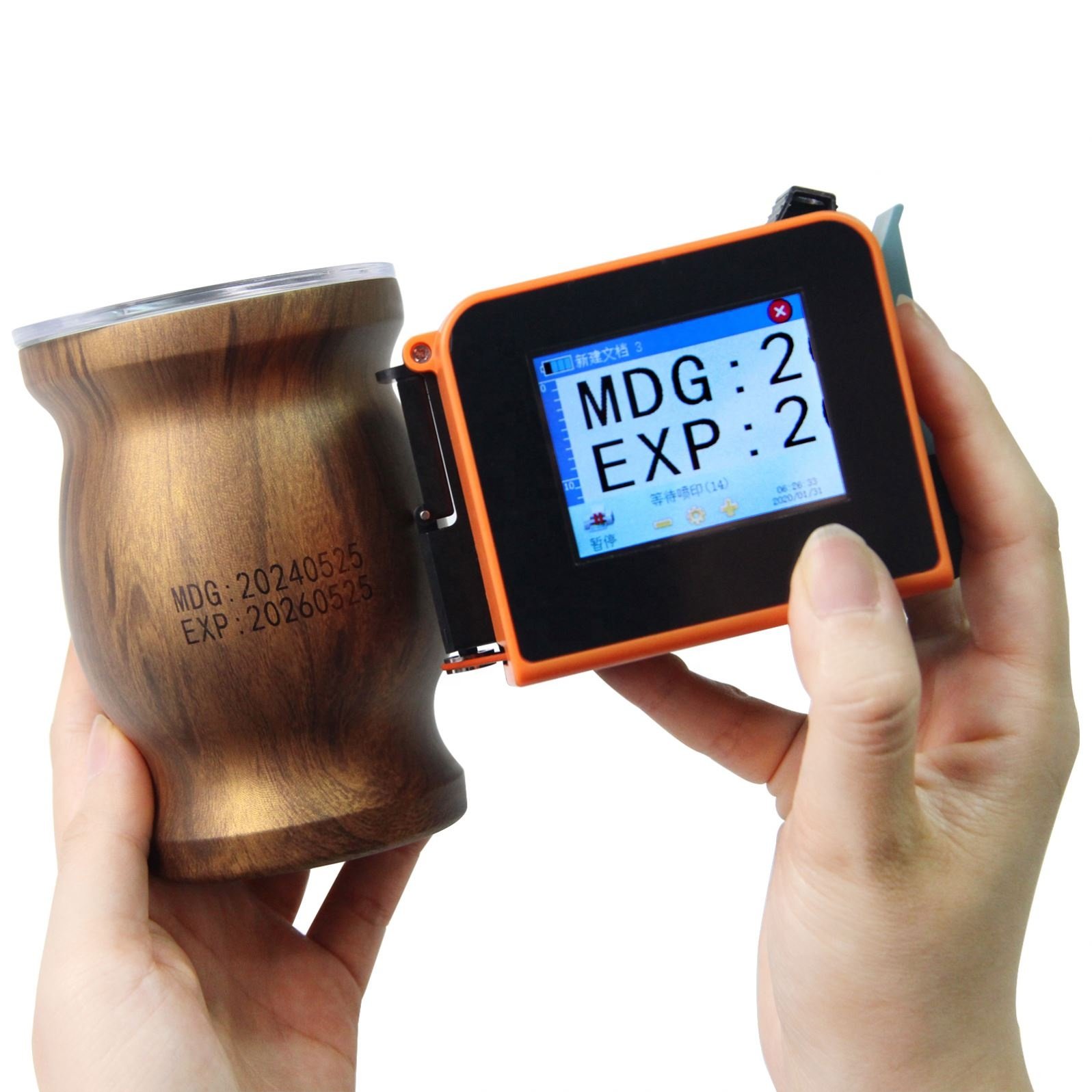 12.7MM 25.4MM Hot Selling Portable Automatic Mini Handheld Inkjet Printer