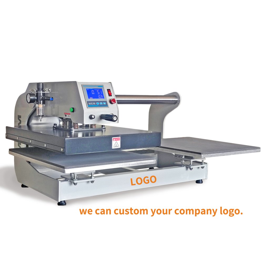 TQ 4050 40*60 double station pneumatic heat press machine semi-automatic sublimation machine + laser alignment