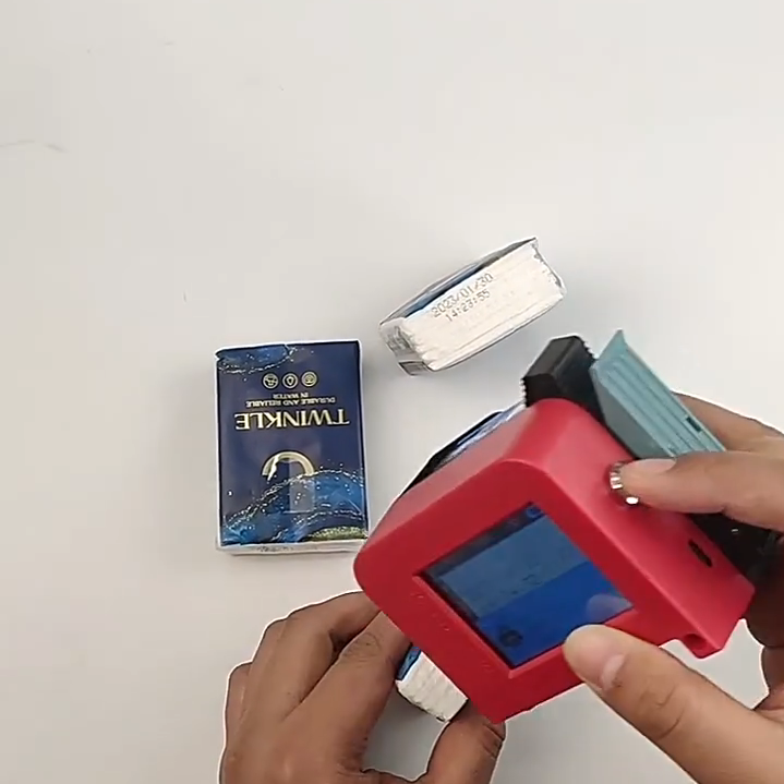 12.7mm Mini Editing On The Screen Portable Handheld Inkjet Printers