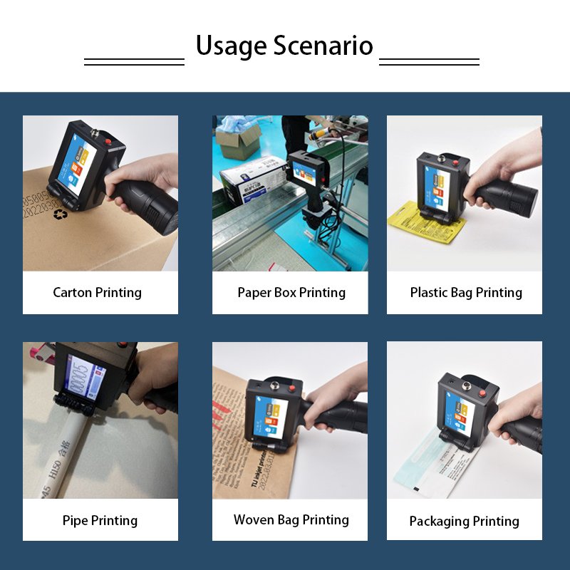 Automatic Portable Hand Jet Printer Handheld Inkjet Printer Paper Electric Cartons Oem Odm Service Customized Smart Dtf Printer