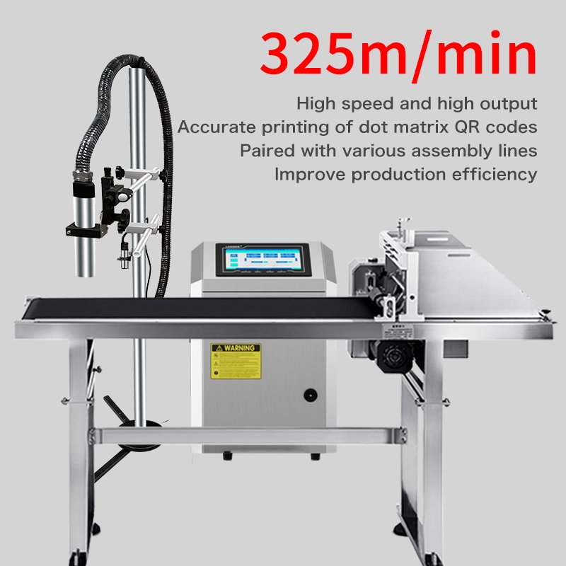 Pigment type CIJ inkjet printer, white ink coding machine, high-speed high-definition printer, multi-color CIJ ink