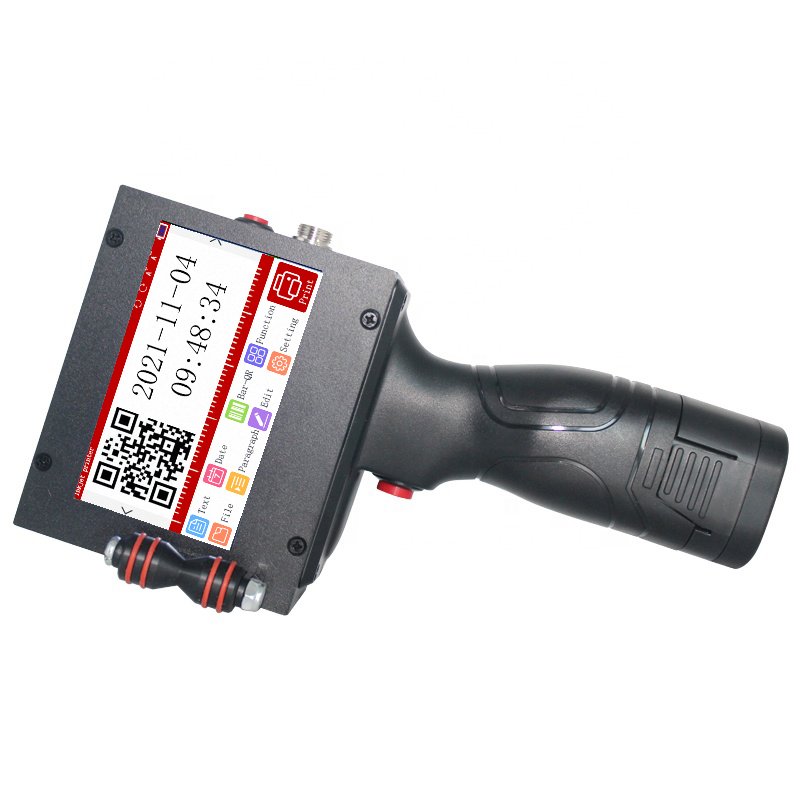 600dpi Portable Inkjet Printer Code Machine Handheld Expiry Date Batch Number Inkjet Printer