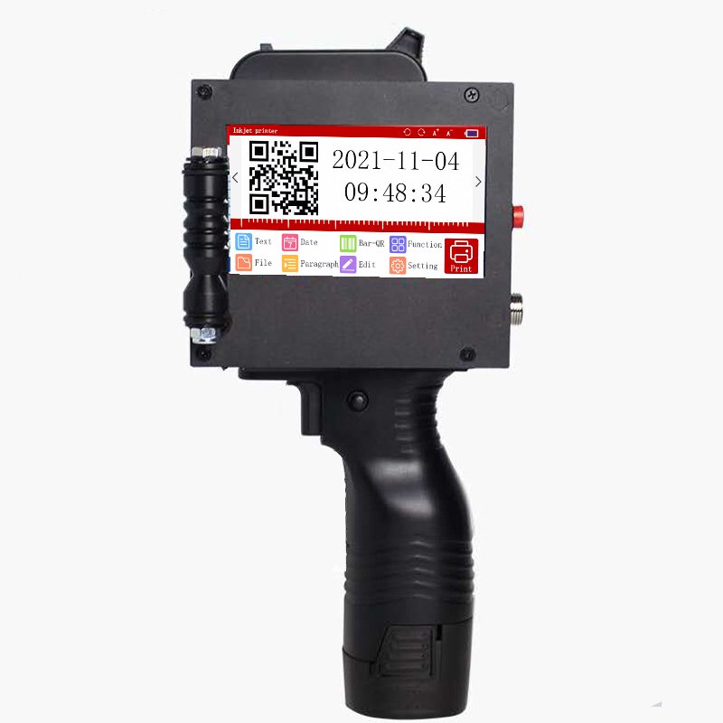 600dpi Portable Inkjet Printer Code Machine Handheld Expiry Date Batch Number Inkjet Printer
