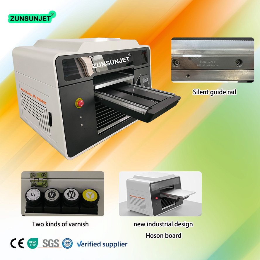 digital A2 Uv Led Printer Direct To Substrates Inkjet Printer For Printing On Bottle