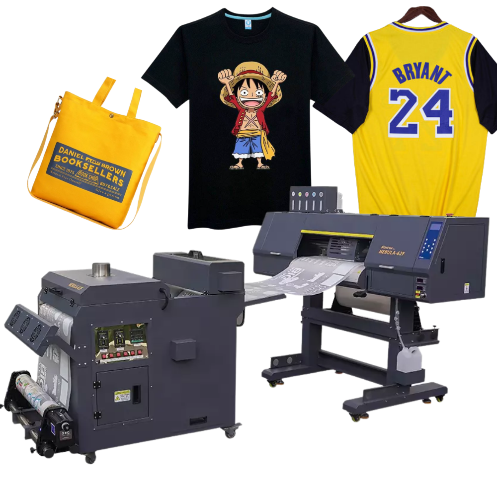 Hot-selling dtf printer t-shirts sports suits printing machine 60cm A2 dtf printer inkjet printers heat press machines