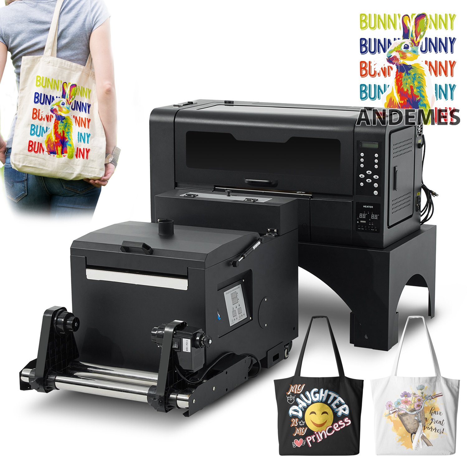 17INCH New printing and shaking powder best dtf printer xp600 machine dtf inkjet printer 42cm