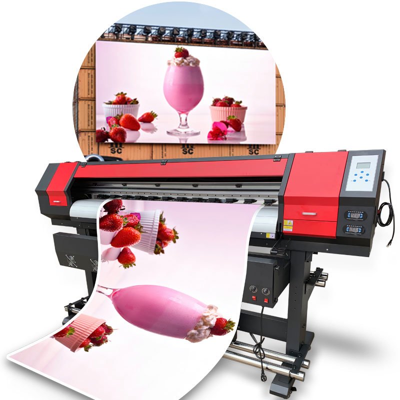 Roll to roll 100gsm heat transfer paper dye sublimation printer 1.6m with i3200 XP600 4720 Print head