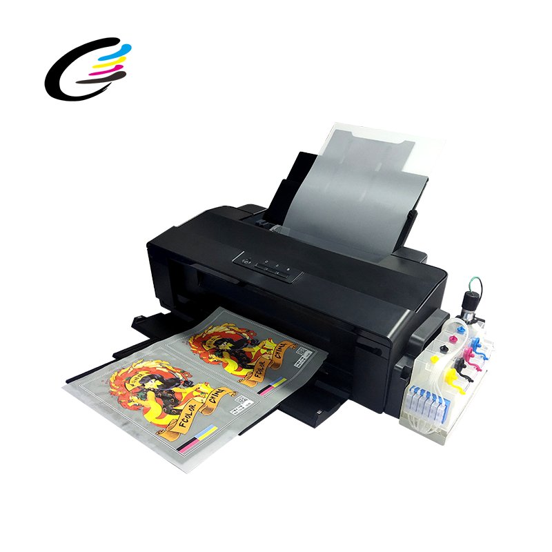 FCOLOR New Cheap Inkjet Machine PET Film Sheet Printer A3+ A3 A4 For L1800