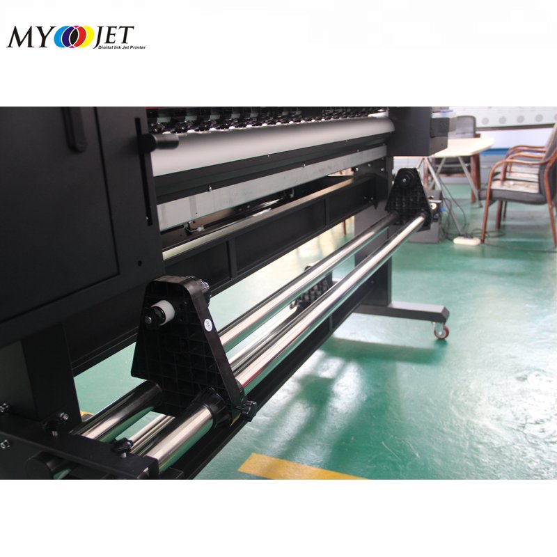 Myjet 1.3m1.6m1.8m1.9m eco solvent inkjet printing machines 6ft graph plotter with Ep son heads