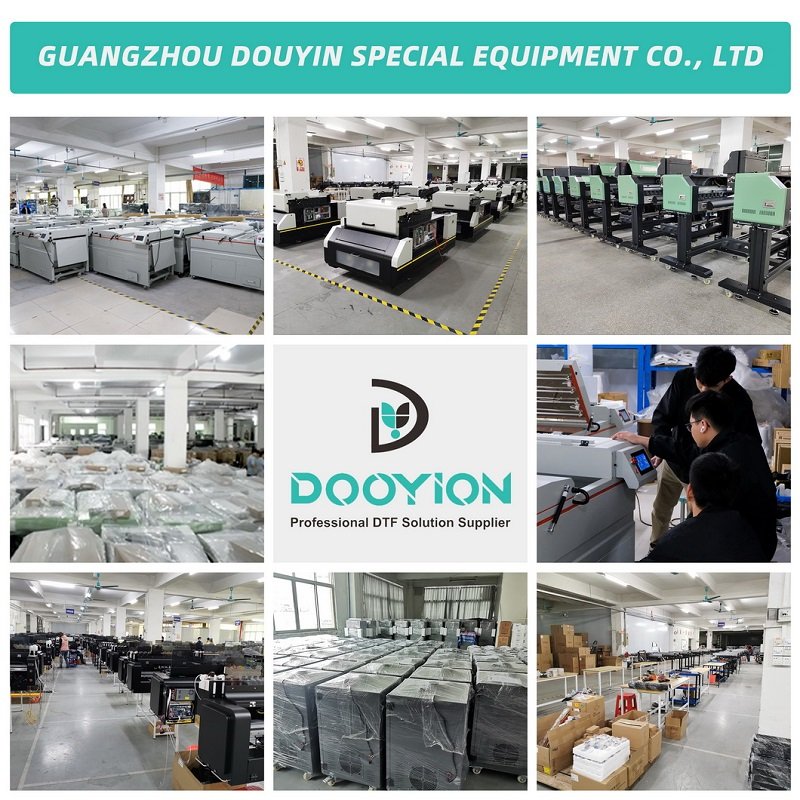 2023 60cm dual heads 24 inch impressora dtf best industrial t-shirt printing machine set Printer dtf with powder recycle shaker