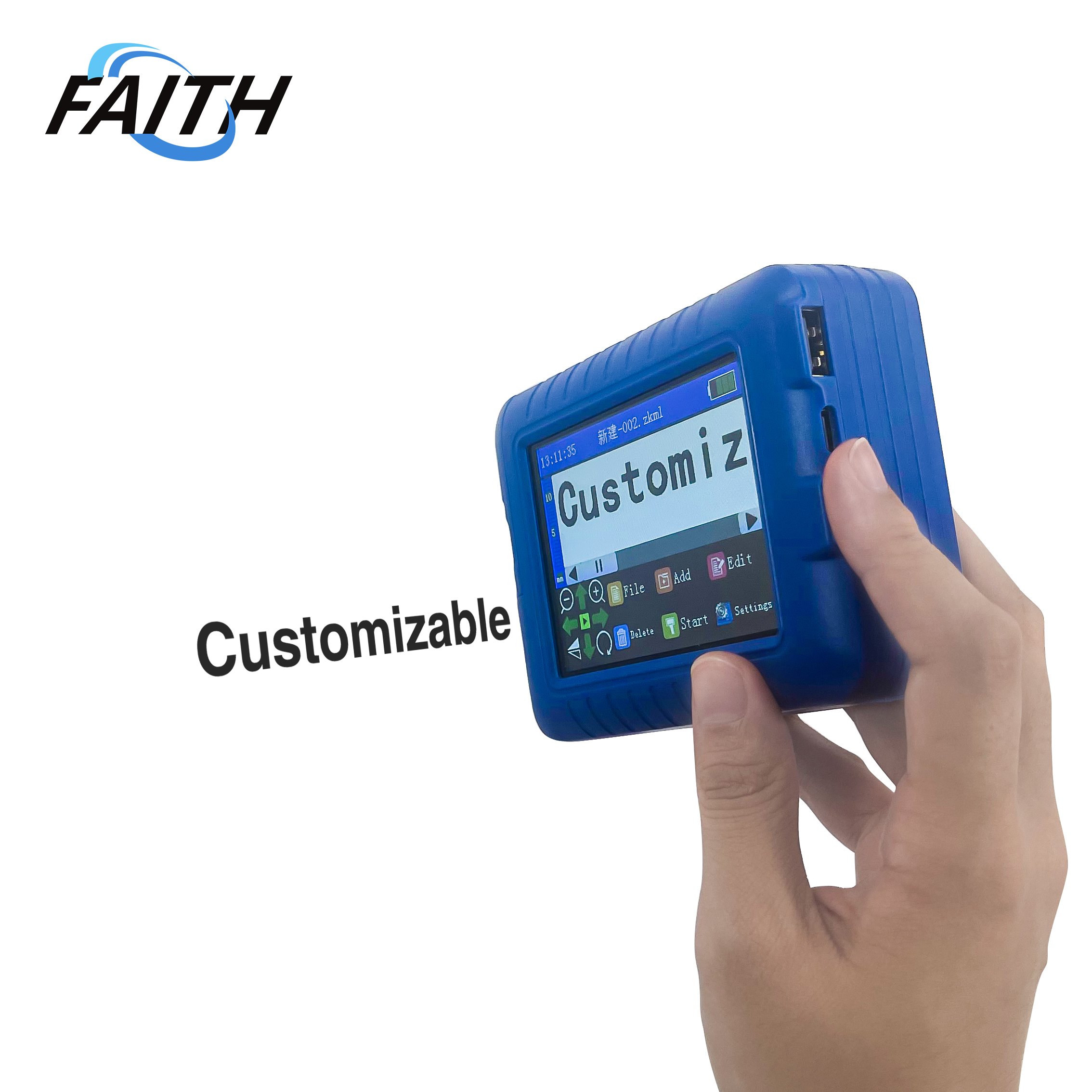 Faith 2022 new design built-in encoder half-inch mini inkjet printer