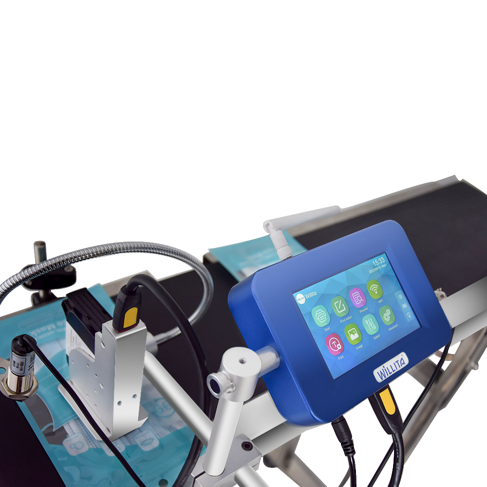 Automatic Tij Thermal Ink Jet Expiry Date Coding Machine Printer Print On Plastic Bags/carton/tubes