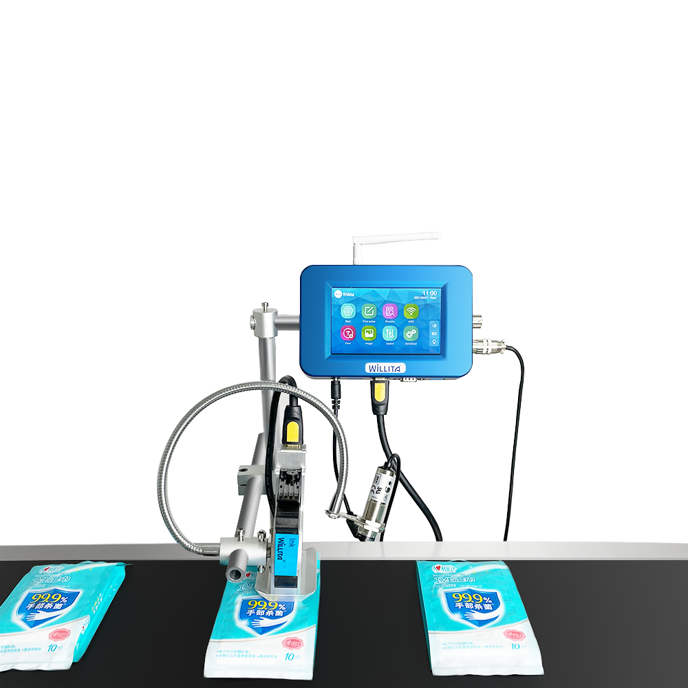 Automatic Tij Thermal Ink Jet Expiry Date Coding Machine Printer Print On Plastic Bags/carton/tubes