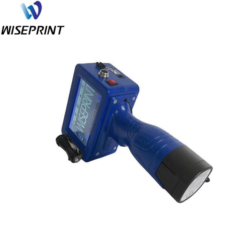 WisePrint 25.4mm mini tij label handheld portable date code expiry date smart inkjet printer sensor stand 100mm
