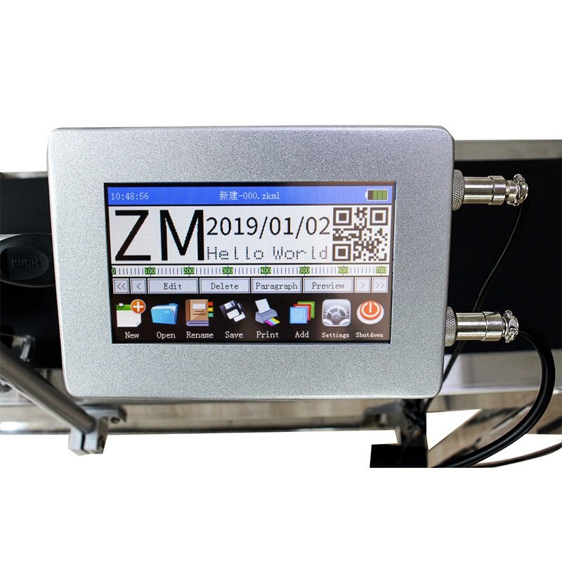 Online Inkjet Printer Automatic Inkjet Printer Expiry Date TIJ 2.5 Printing Machine