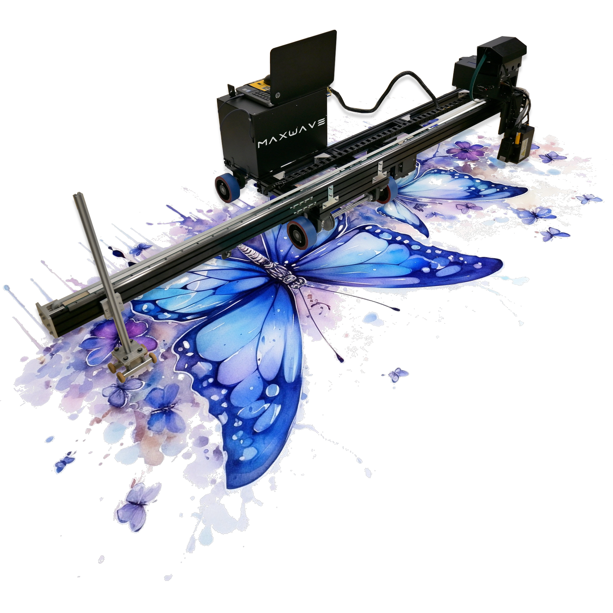 Compact design Print On Metal Ceramic Glass Inkjet Printers 3D Floor Printing Machine UV wall Printer
