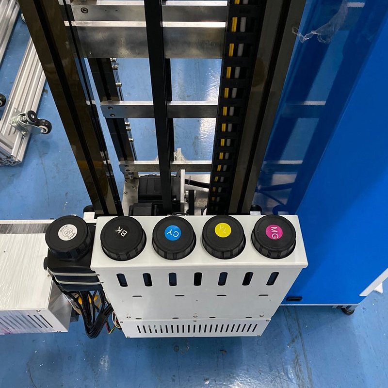 Compact design Print On Metal Ceramic Glass Inkjet Printers 3D Floor Printing Machine UV wall Printer