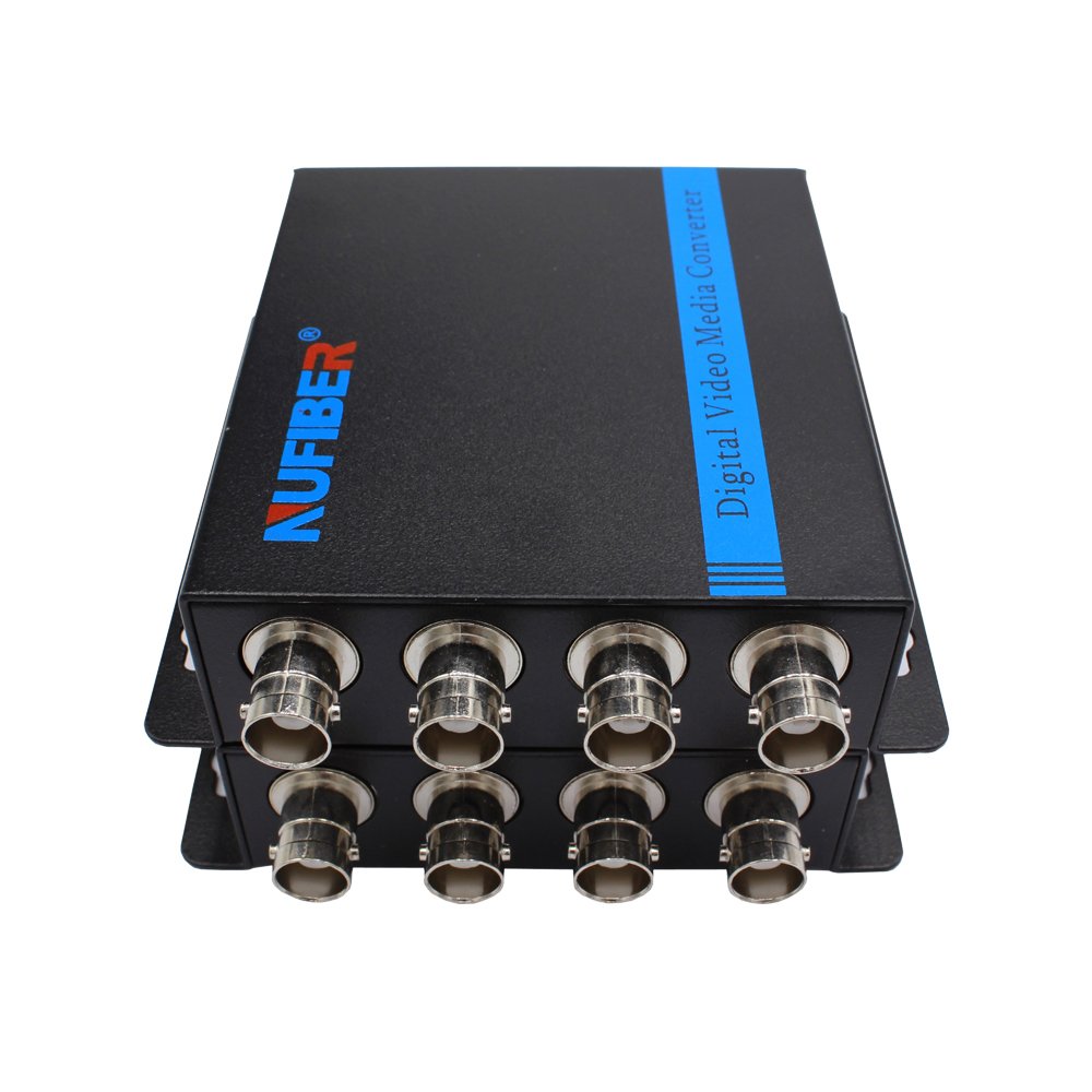 Analog Fiber Video Converter 4 Video with RS485 Data FC Simplex 1310/1550nm FC SC ST Fiber Optic Video Converter